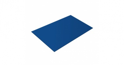Плоский лист 0,45 PE с пленкой RAL 5005 сигнальный синий