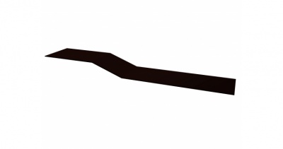 Планка крепежная фальц GL 0,5 Atlas с пленкой RR 32 темно-коричневый