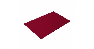 Плоский лист 0,45 PE с пленкой RAL 3003 рубиново-красный