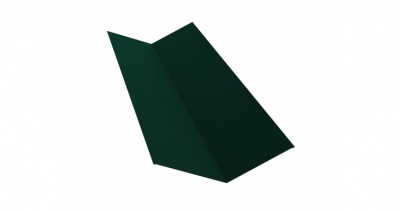 Планка ендовы верхней 145х145 0,45 PE с пленкой RAL 6005 зеленый мох