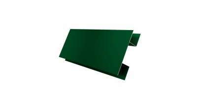 Планка H-образная 0,45 PE с пленкой RAL 6005 зеленый мох