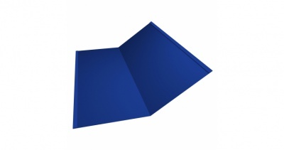 Планка ендовы нижней 300х300 0,45 PE с пленкой RAL 5002 ультрамариново-синий