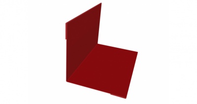 Планка угла внутреннего 110х110 0,45 PE с пленкой RAL 3011 коричнево-красный