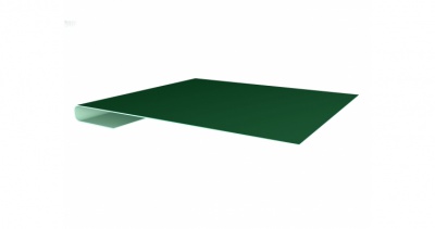 Планка завершающая 0,45 PE с пленкой RAL 6005 зеленый мох