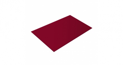Плоский лист 0,45 PE RAL 3003 рубиново-красный