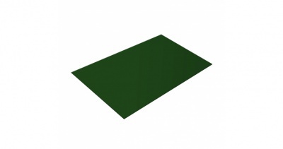 Плоский лист 0,45 PE с пленкой RAL 6002 лиственно-зеленый